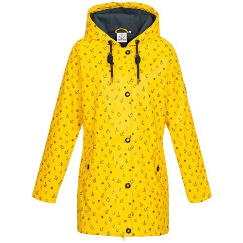 ANKERGLUT Regenmantel Friesennerz Gelb Anker Motiv mit Teddy Fleece #ankerglutwolke #moincaptain